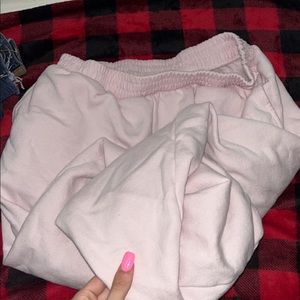 light pink sweats from target for $15:)